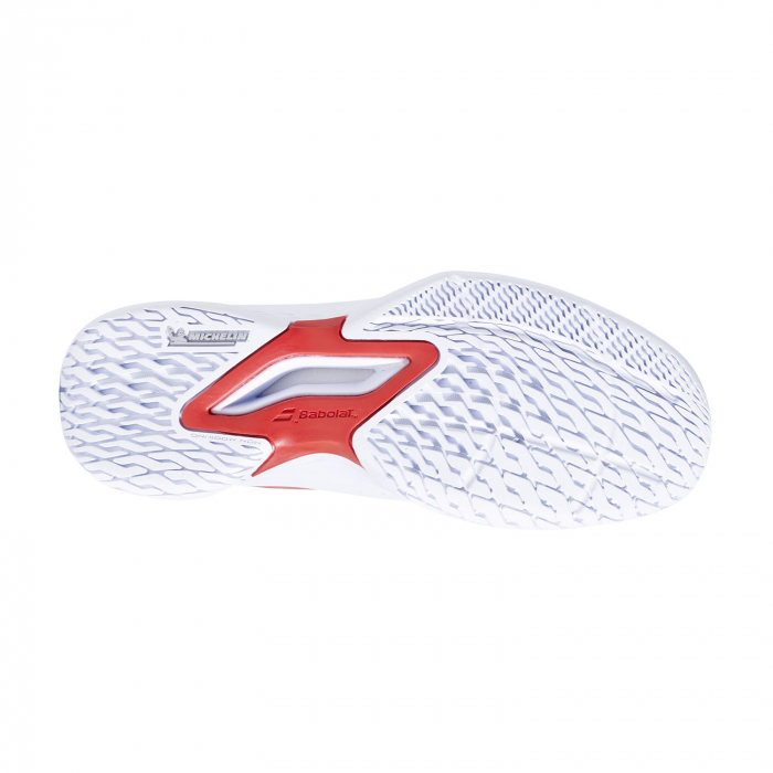 Pantofi tenis Babolat Propulse Junior 3 All Court - alb/rosu [5]