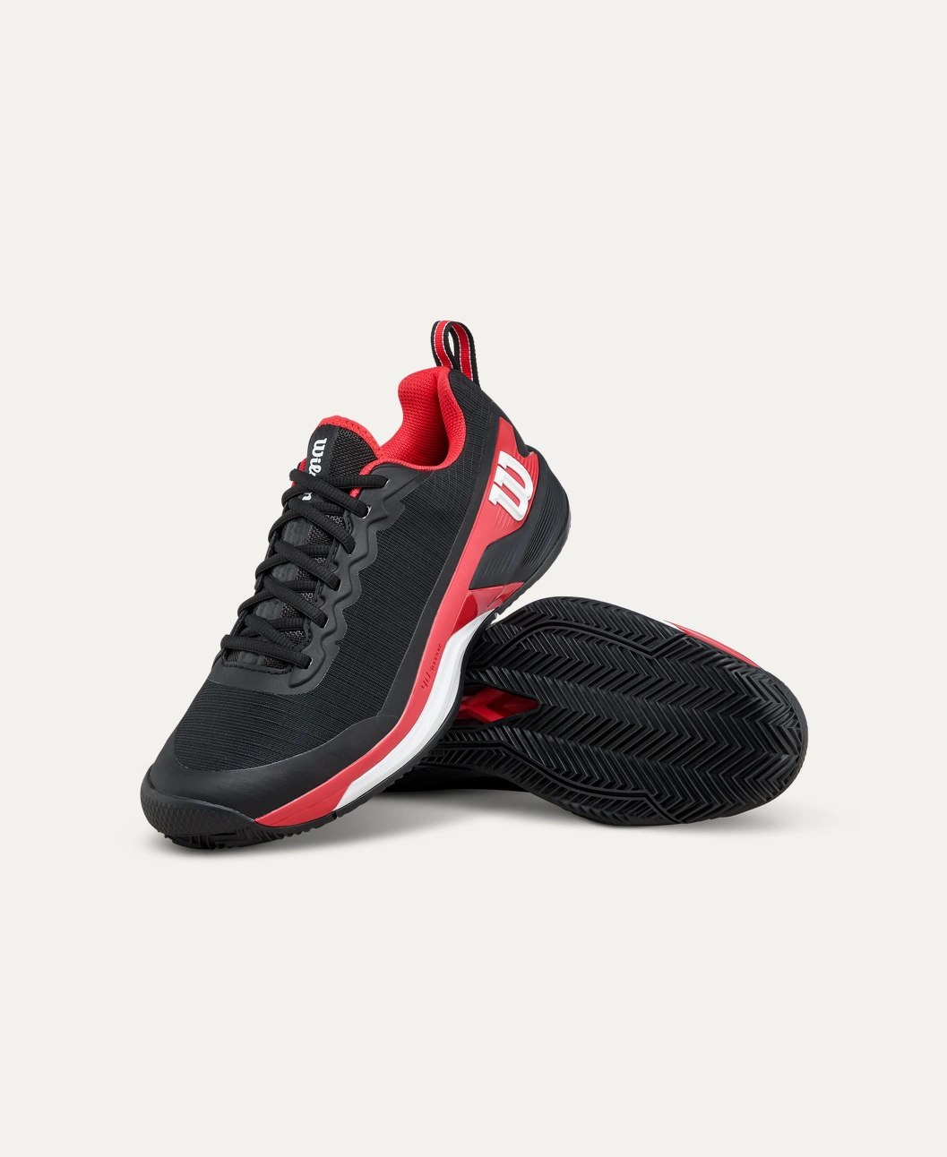 Pantofi tenis barbati Wilson RUSH PRO 4.5 CLAY - negru/rosu [1]