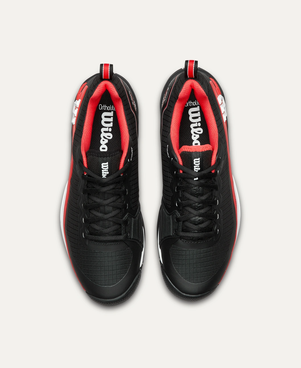 Pantofi tenis barbati Wilson RUSH PRO 4.5 CLAY - negru/rosu [4]