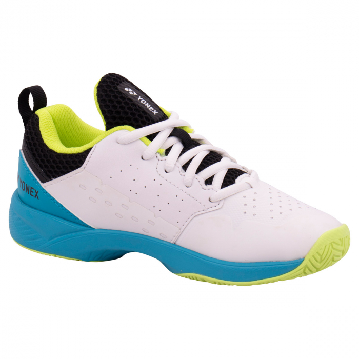 Pantofi tenis juniori Yonex LUMIO JUNIOR - alb/turcoaz [2]