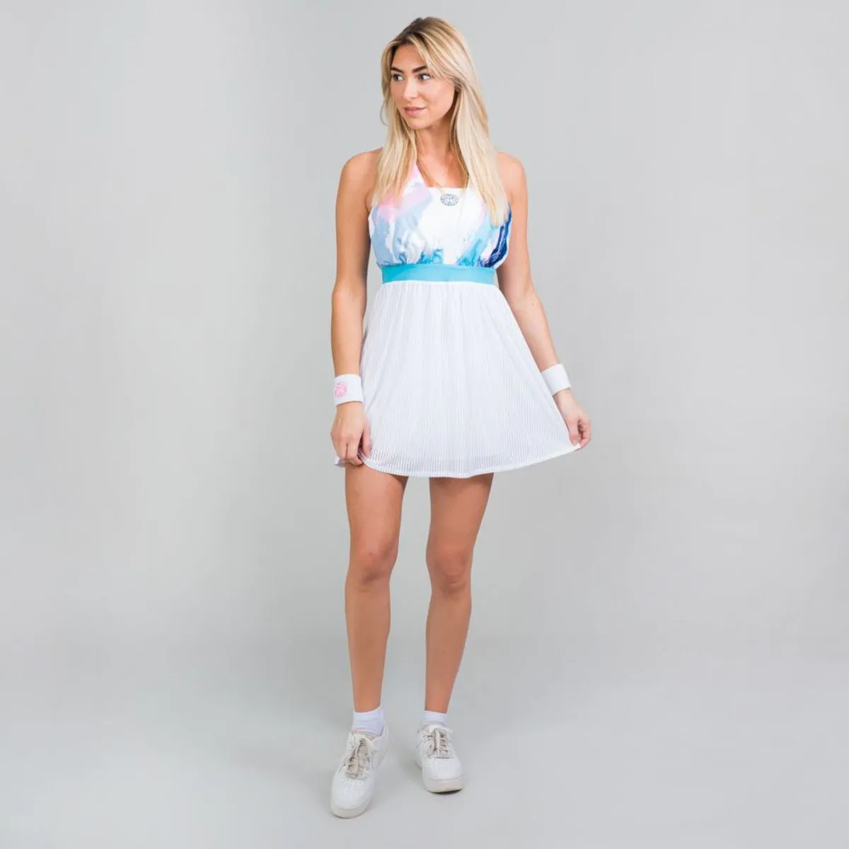 Rochie BIDI BADU Ankea Tech (2 In 1) Dama - Alb/Aqua [3]