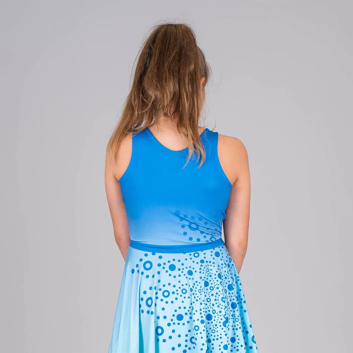 Rochie BIDI BADU Colortwist Fata - Aqua/Albastru [4]