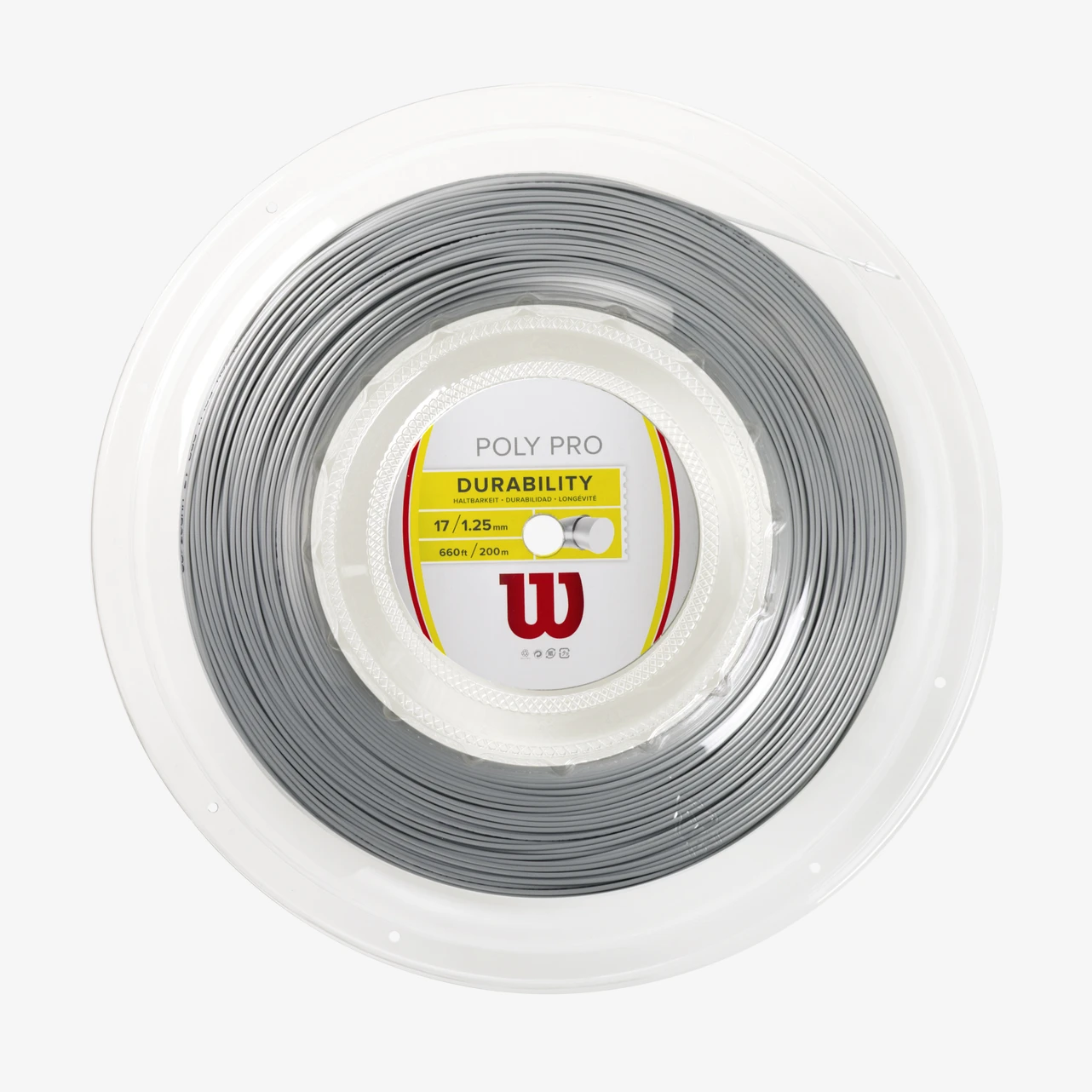 Rola racordaj Wilson Poly Pro 1.30 gri [1]