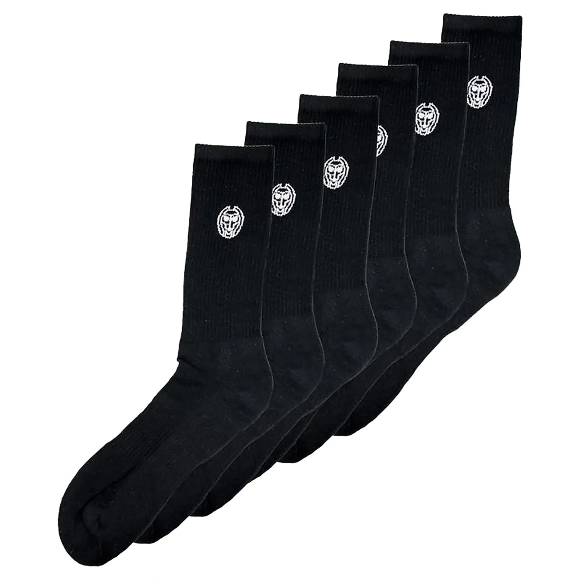 Sosete BIDI BADU Don Carlito XXL Crew Move Socks 6 Perechi - Negru [1]