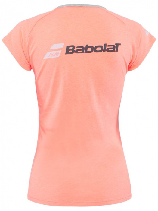 Tricou Babolat Core Dama - rosu fluo [2]