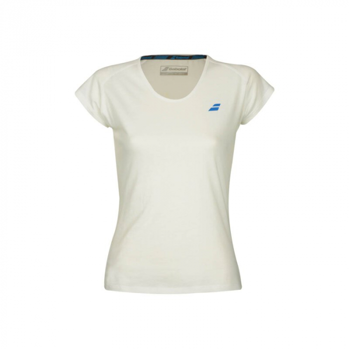 Tricou Babolat Core Dama - alb [1]