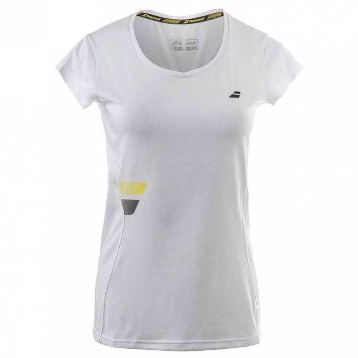 Tricou Babolat Core Flag Club Dama - alb [1]
