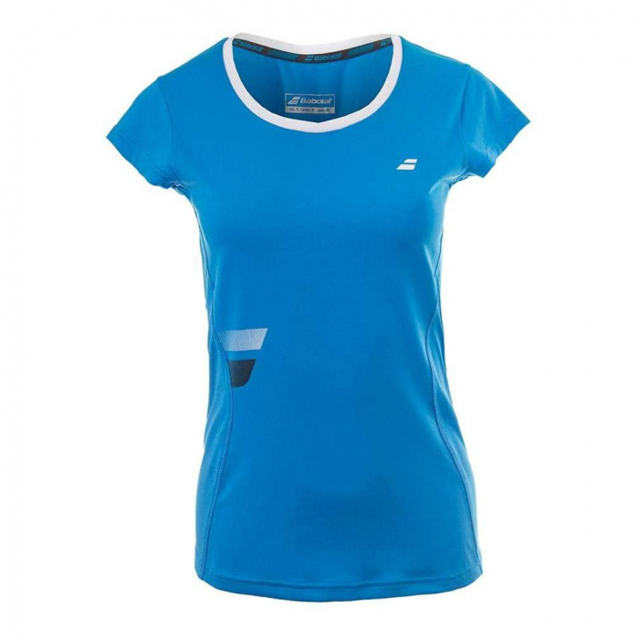 Tricou Babolat Core Flag Club Dama - albastru [1]