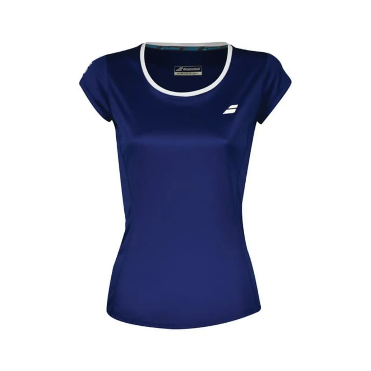 Tricou Babolat Core Flag Dama - albastru inchis [1]