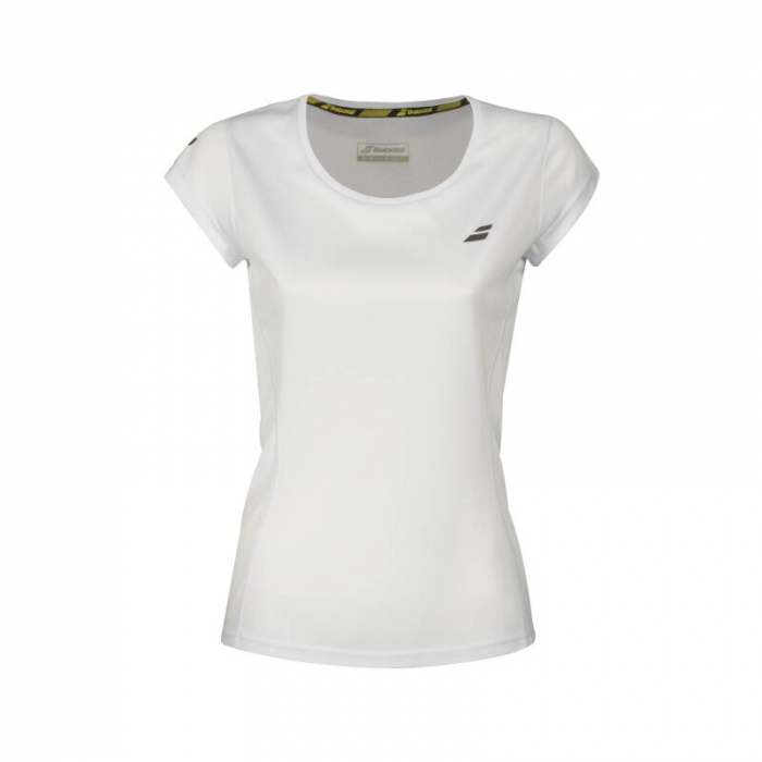 Tricou Babolat Core Flag Dama - alb [1]