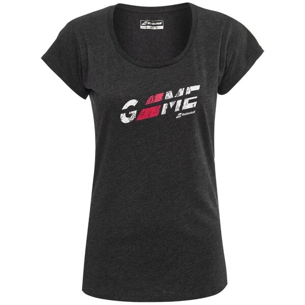 Tricou Logo MSG Babolat Exercise Dama - Negru [1]