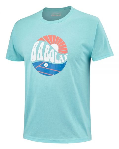 Tricou Babolat Exercise Vintage Baiat - Albastru Deschis [3]