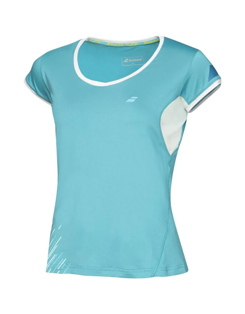 Tricou Babolat Performance Cap Sleeves Dama - albastru [1]