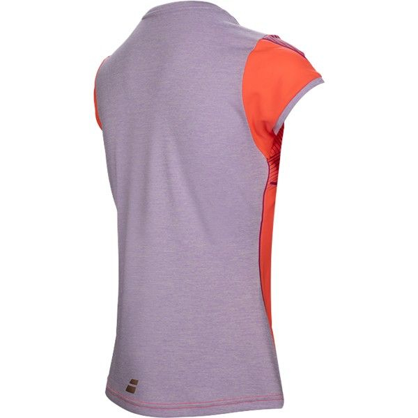 Tricou Babolat Performance Dama - rosu fluo [2]