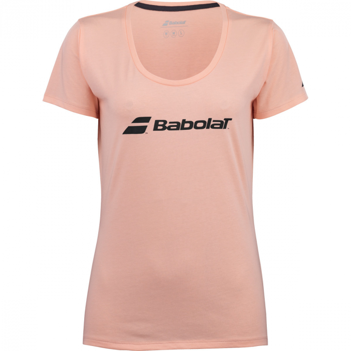 Tricou fete Babolat Exercise - roz [1]