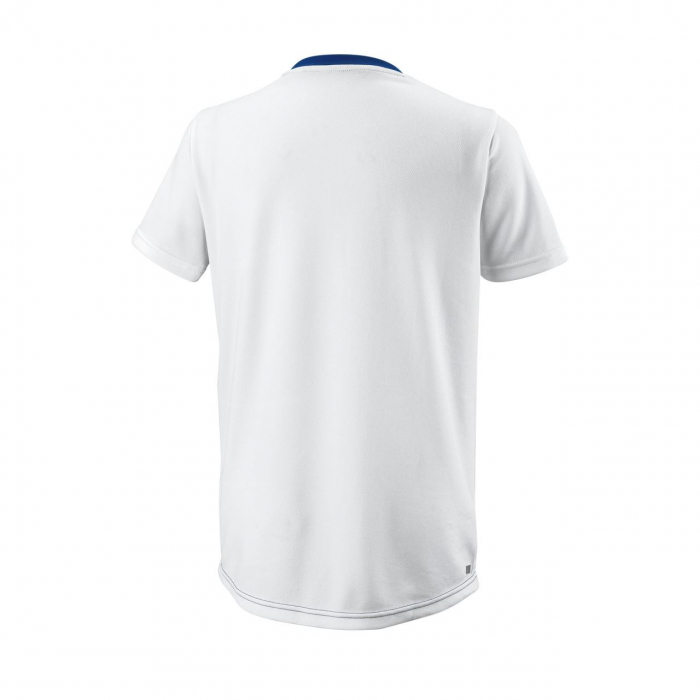 Tricou baiat Wilson Team II Triangle Crew Tm Royal [2]