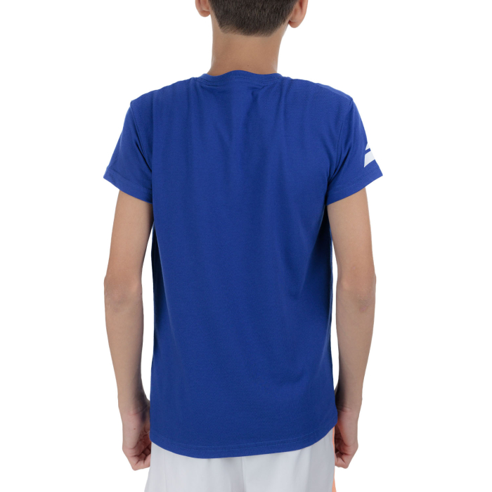 Tricou baieti Babolat Exercise Logo - albastru [2]