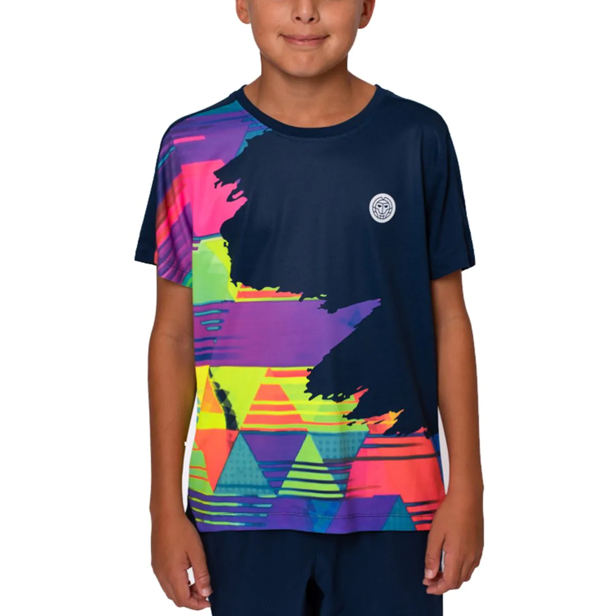 Tricou baieti BIDI BADU Kaleido - Bleumarin/Mixed [1]