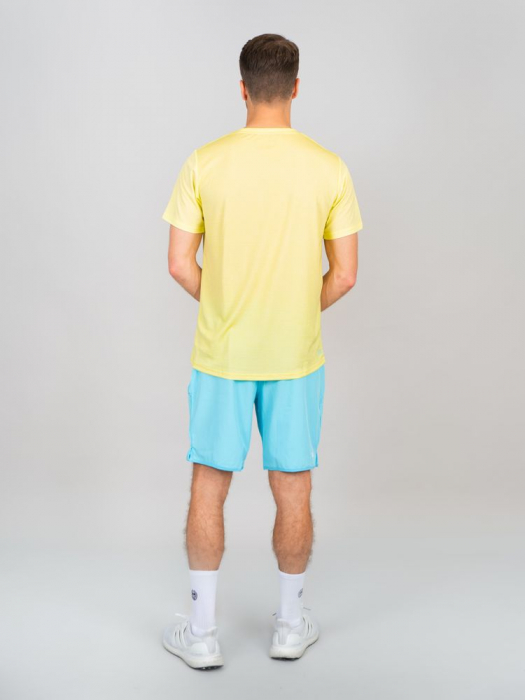 Tricou barbat BIDI BADU Falou Tech - Galben Deschis [2]