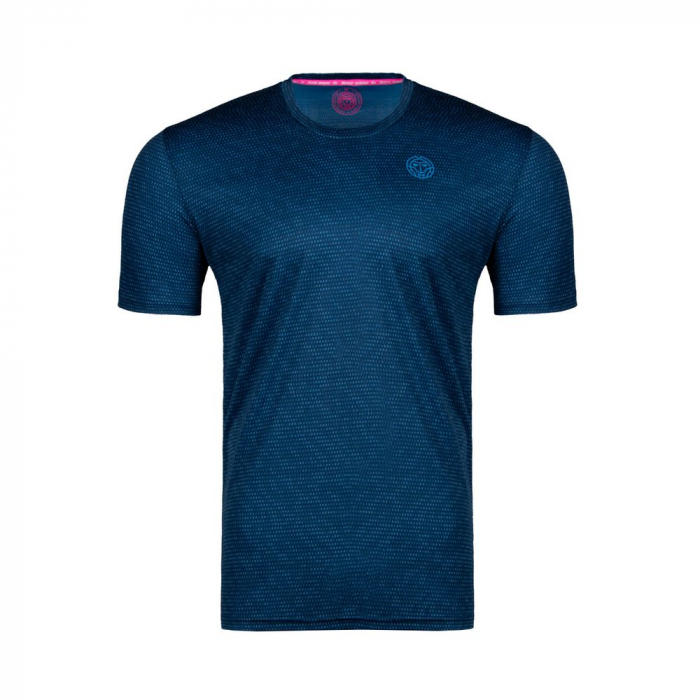Tricou barbat BIDI BADU Falou Tech - Albastru Inchis/Petrol [1]