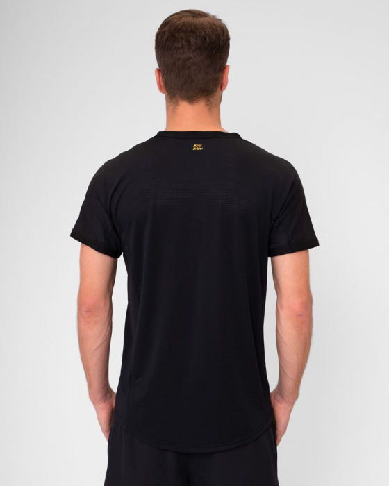 Tricou barbat BIDI BADU Paris  - Negru/Auriu [6]