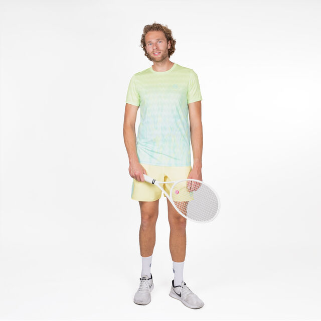 Tricou barbat BIDI BADU Tafari Tech - Menta/Galben Deschis [3]