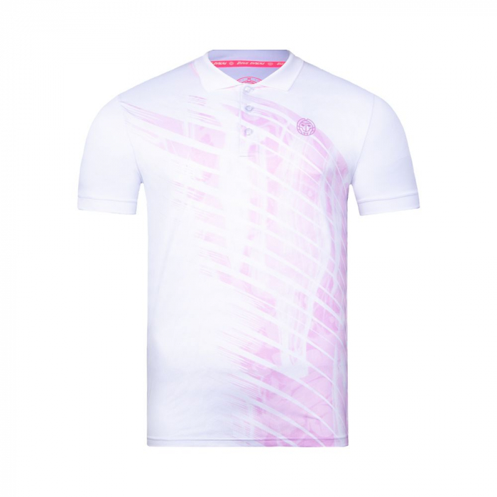 Tricou barbat BIDI BADU Yero Tech Polo - Liliac/Alb [1]
