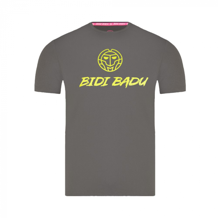 Tricou barbat BIDI BADU Yosan Lifestyle - Gri Inchis [1]