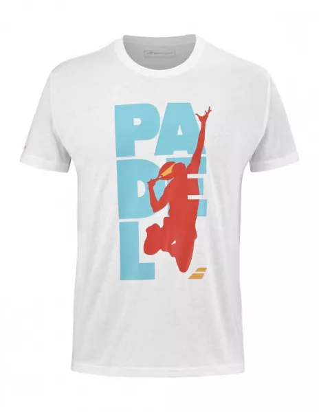 Tricou barbati Babolat Exercise Padel - Alb [1]