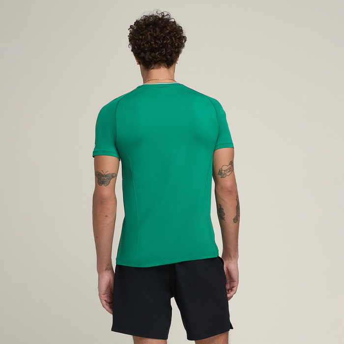 Tricou barbati Wilson TEAM Seamless - verde [2]
