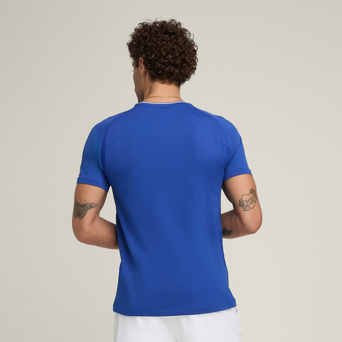 Tricou barbati Wilson TEAM Seamless - albastru [2]