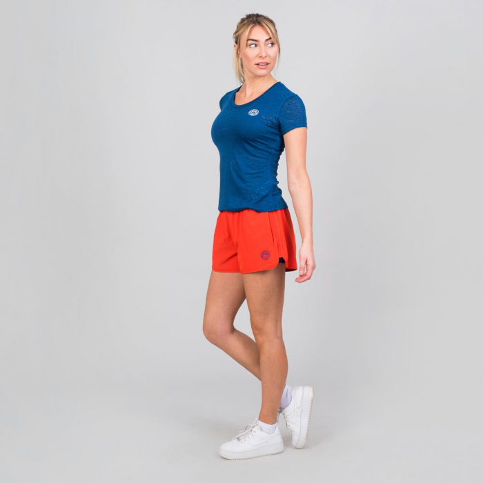 Tricou BIDI BADU Anni Burnout Dama - Albastru Inchis [3]