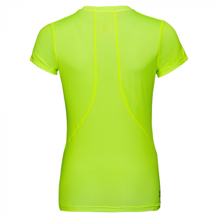 Tricou BIDI BADU Calla Tech Roundneck Fata - Galben Neon [2]
