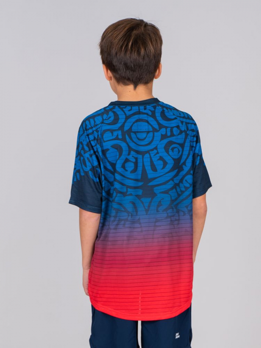Tricou BIDI BADU Colortwist Baiat - Albastru Inchis/Rosu [4]