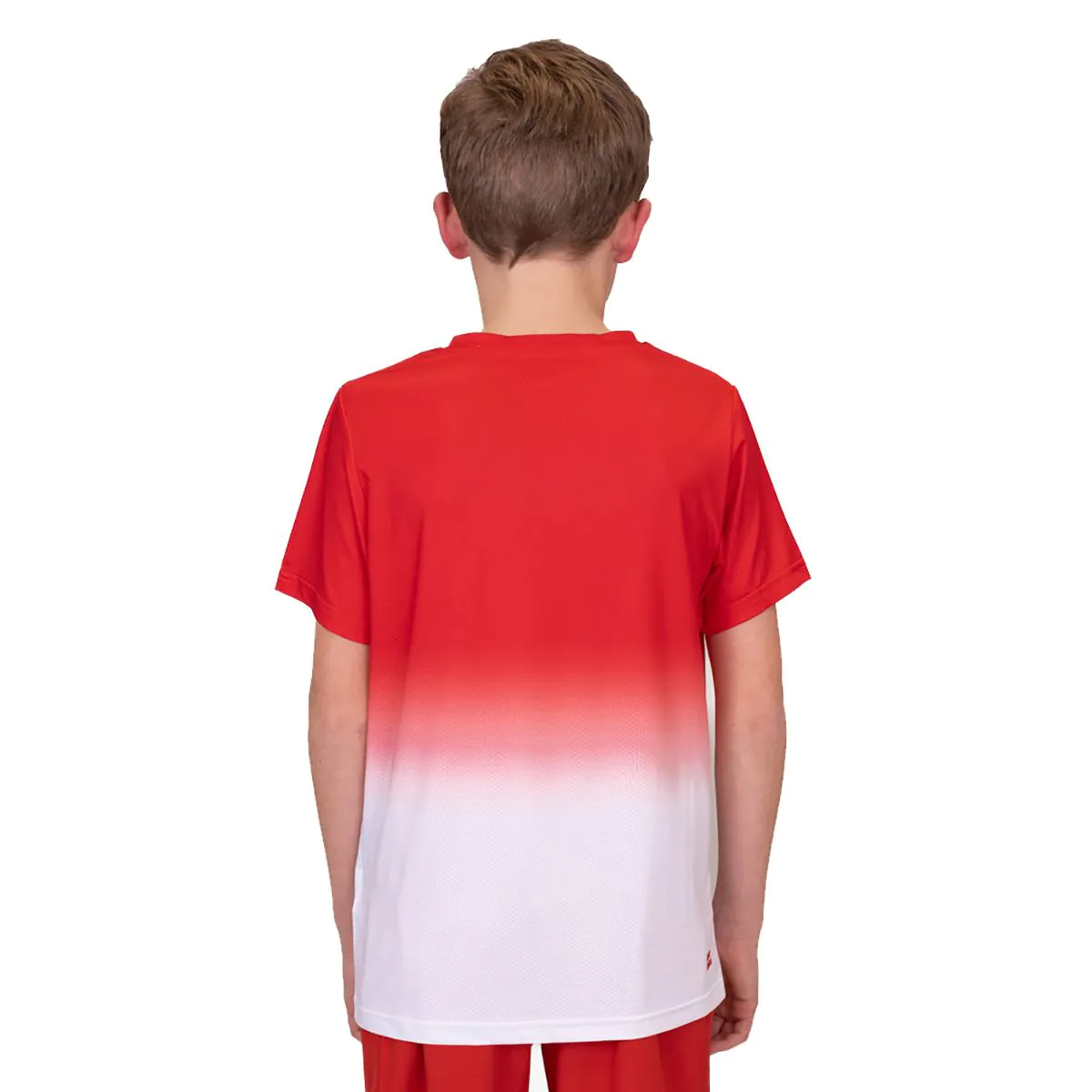 Tricou BIDI BADU Crew Gradiant Baiat - Rosu/Alb [4]