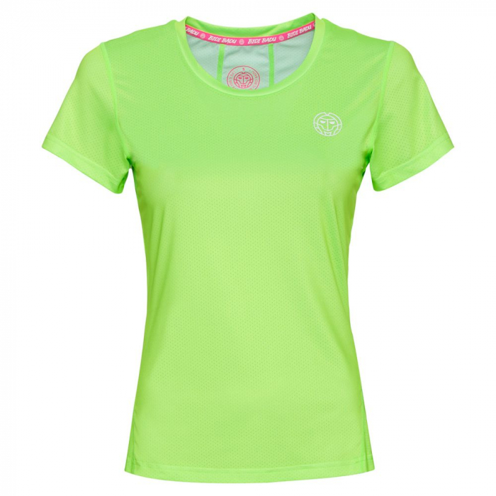 Tricou BIDI BADU Eve Tech Roundneck Dama - Verde Neon [1]