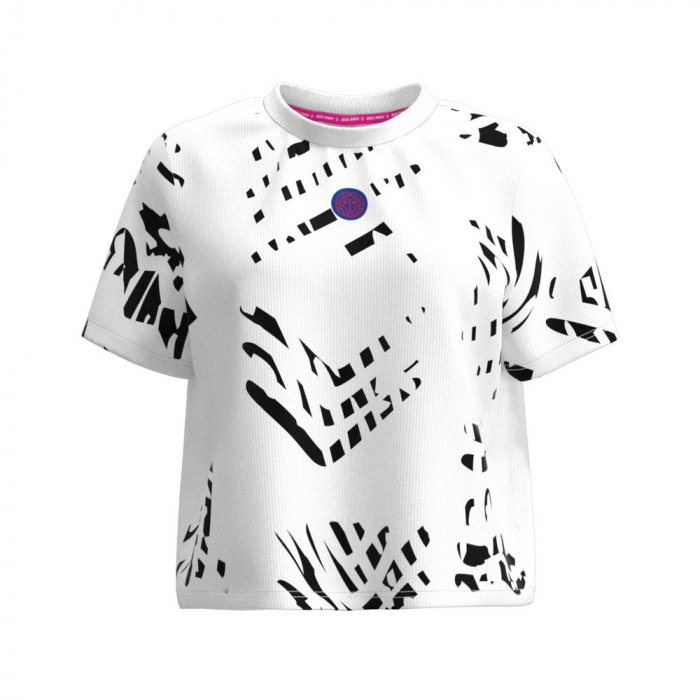 Tricou BIDI BADU Melbourne Dama - Alb/Negru [1]
