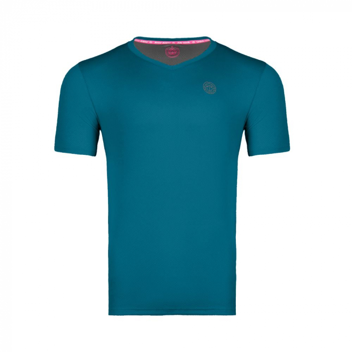 Tricou BIDI BADU Ted Tech Barbat - Petrol/Gri [1]
