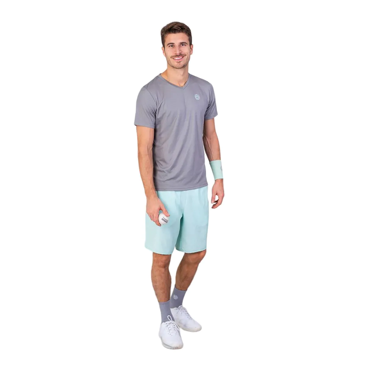 Tricou BIDI BADU Ted Tech Barbat - Gri/Menta [3]