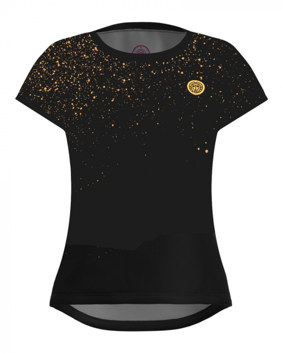 Tricou fata BIDI BADU Paris 2024 - Negru/Auriu [1]