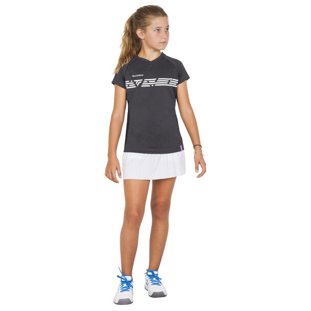 Tricou fete Tecnifibre Airmesh BLK Heather Junior [2]