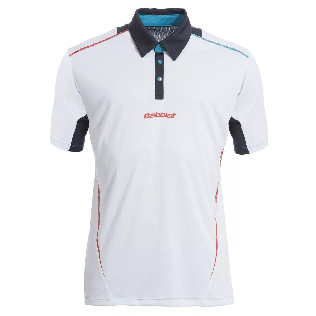 Tricou polo Babolat Match Performance - alb [1]