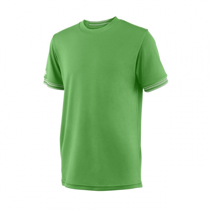 Tricou Wilson Team Solid Crew, baieti, verde [1]