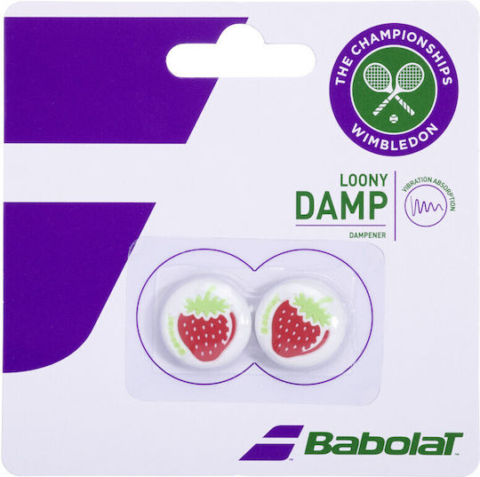 Vibrastop Babolat Wimbledon X2 - alb / verde [1]