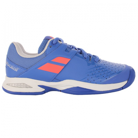 Pantofi tenis copii si juniori - Babolat Propulse All Court Junior - Albastru / Roz Fluo