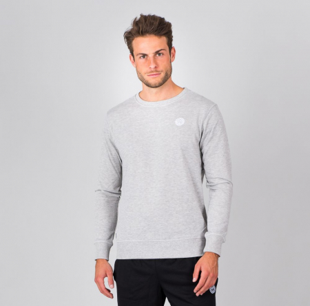 Bluza barbati BIDI BADU Chaka Basic Crew  - gri [1]