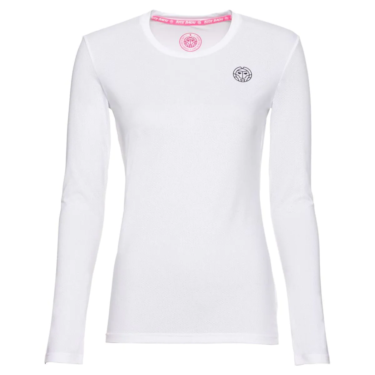 Bluza si hanorac fete - Bluza BIDI BADU Mina Tech Roundneck Fata - Alb