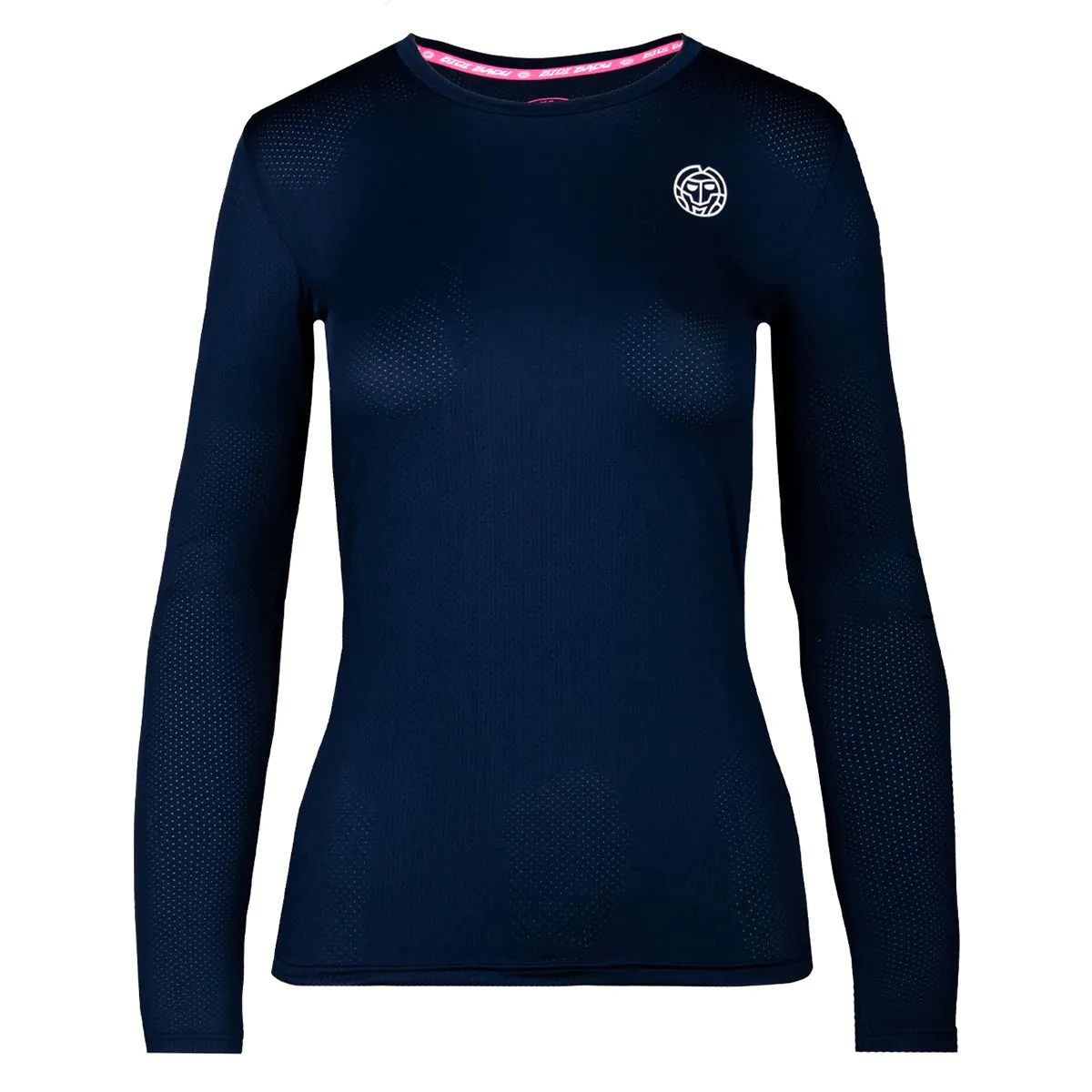 Bluza si hanorac fete - Bluza BIDI BADU Mina Tech Roundneck Fata - Bleumarin