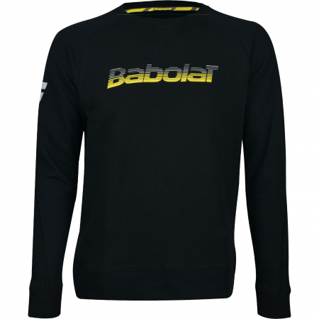 Bluza si hanorac baieti - Bluza cu maneca lunga Babolat Core Baiat - negru