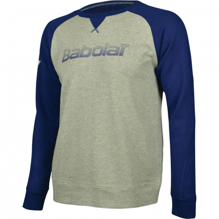 Bluza si hanorac baieti - Bluza cu maneca lunga Babolat Core Baiat - gri/albastru